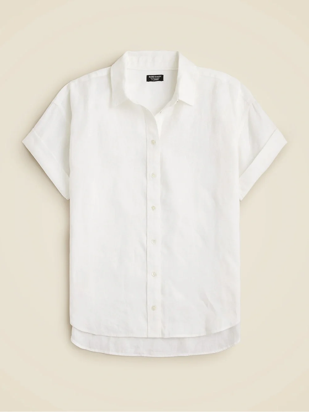 Baird McNutt Irish Linen for J Crew Capitaine Shirt Women’s Size Medium - Picture 1 of 6